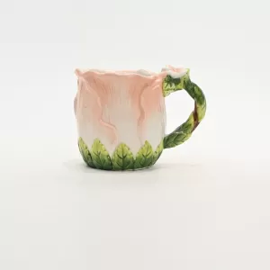 Flower Mug-white powder