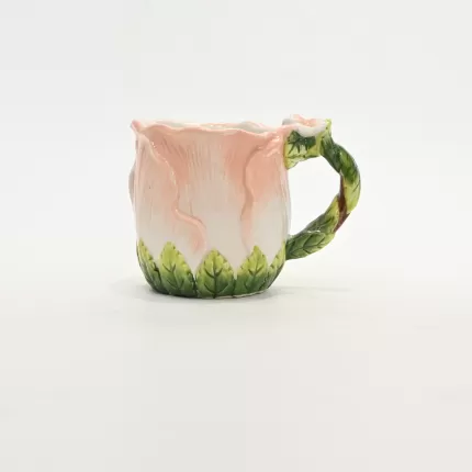 Flower Mug-white powder