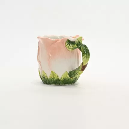 Flower Mug-white powder