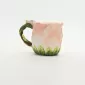 Flower Mug-white powder