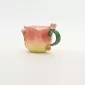 Flower Mug-yellow red
