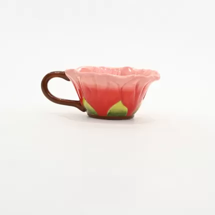 Flower Mug-gradient red