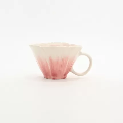 Flower Mug-gradient pink