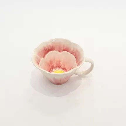 Flower Mug-gradient pink