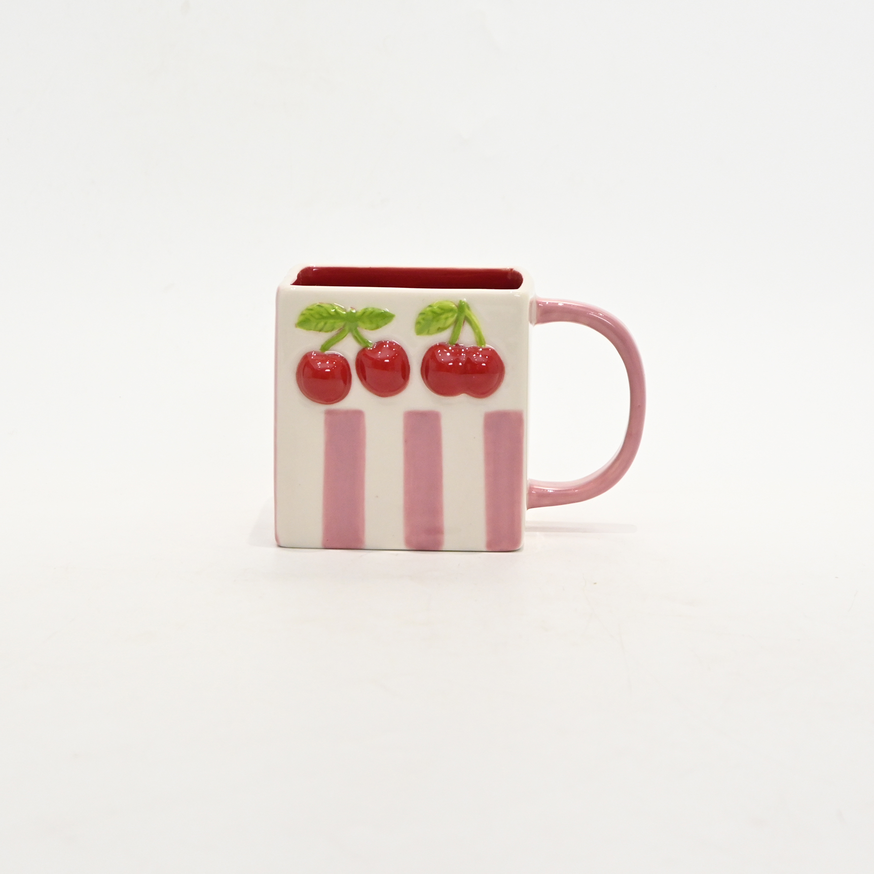 Striped Cherry Mug