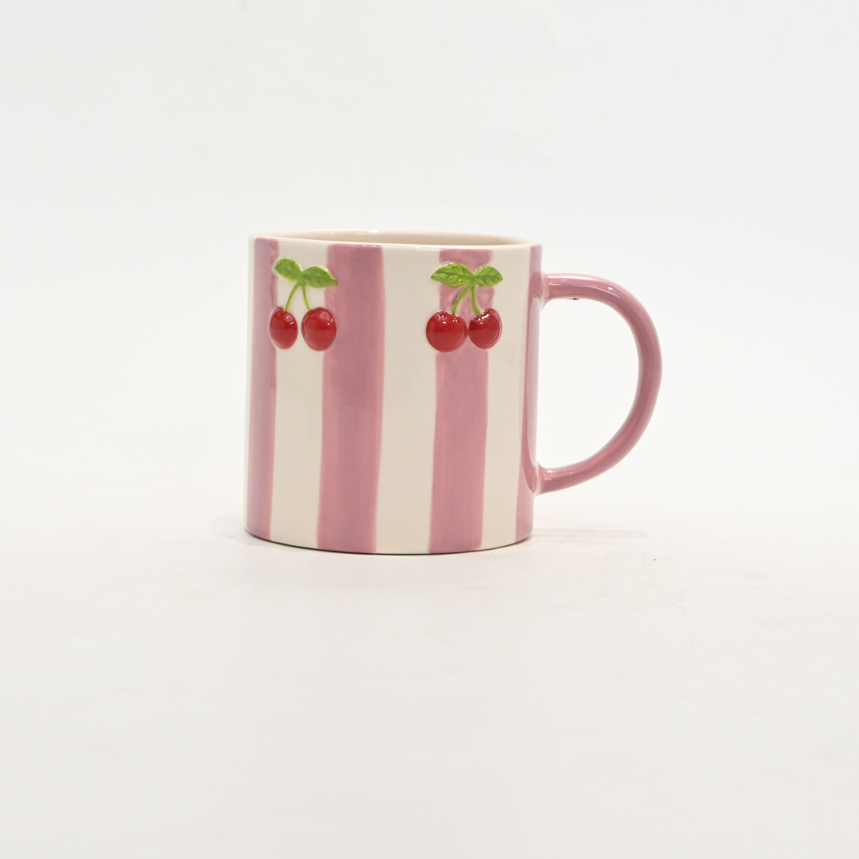 Striped Cherry Mug