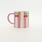 Striped Cherry Mug
