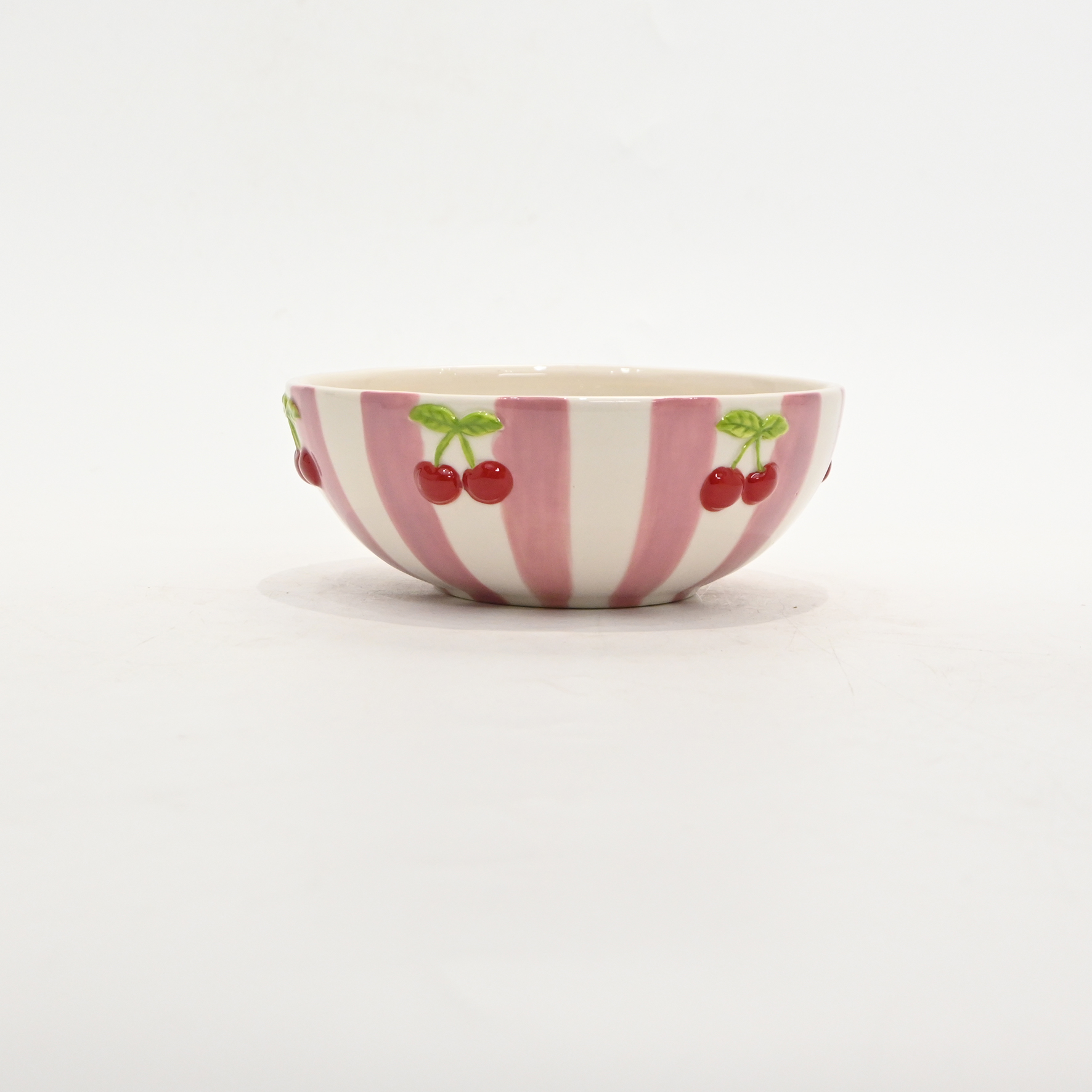 Striped Cherry Bowl