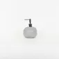 Floral Embossed Lotion Bottle-grey
