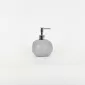 Floral Embossed Lotion Bottle-grey