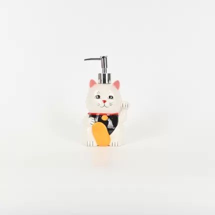 Lucky Cat Lotion Bottle