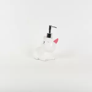 Cat Lotion Bottle-white
