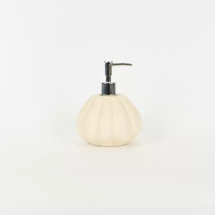 Pumpkin Embossed Lotion Bottle-white