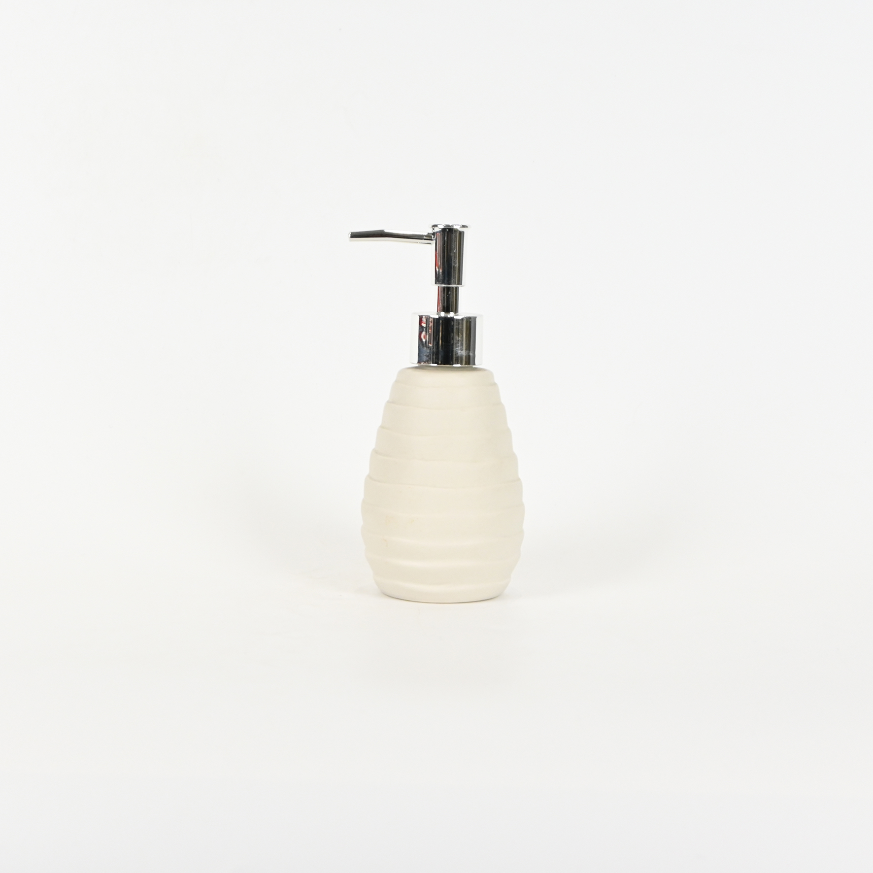 Line Embossed Lotion Bottle-white