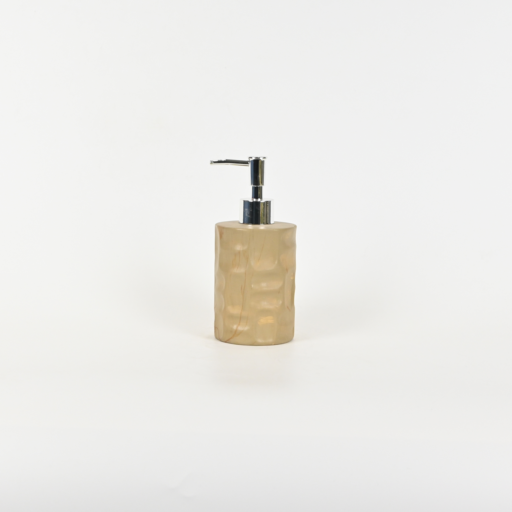 Geometric Embossed Lotion Bottle-earth tone