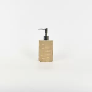 Geometric Embossed Lotion Bottle-earth tone