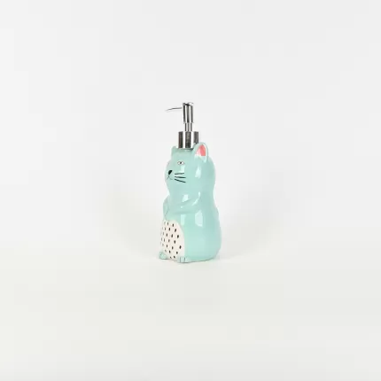 Cat Lotion Bottle-sky blue