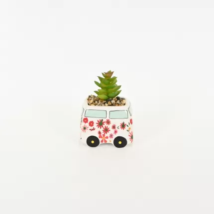 Flower Car Succulent Ornament