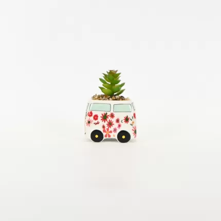 Flower Car Succulent Ornament
