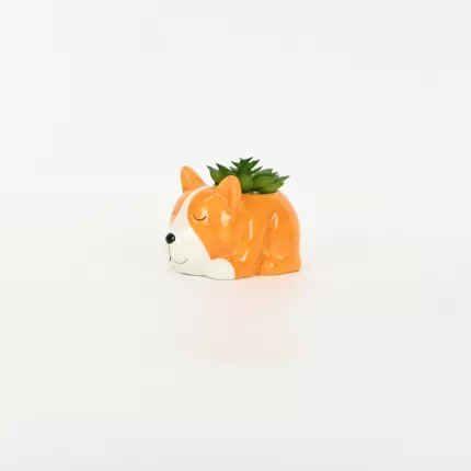 Little Dog Succulent Ornament