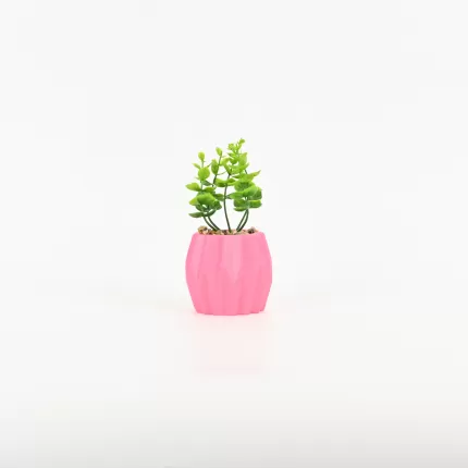 Geometric Embossed Plant Ornament