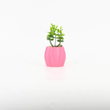 Geometric Embossed Plant Ornament