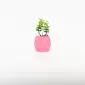 Geometric Embossed Plant Ornament
