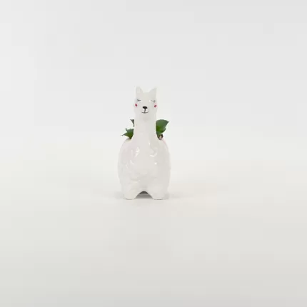 Alpaca Succulent Ornament