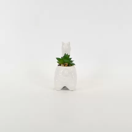 Alpaca Succulent Ornament