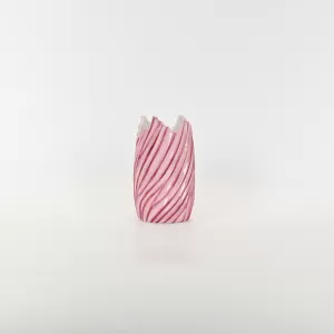 Spiral Vase-rose red