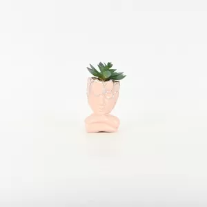 Abstract Figure Succulent Ornament-pink