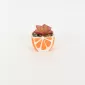 Orange Succulent Ornament