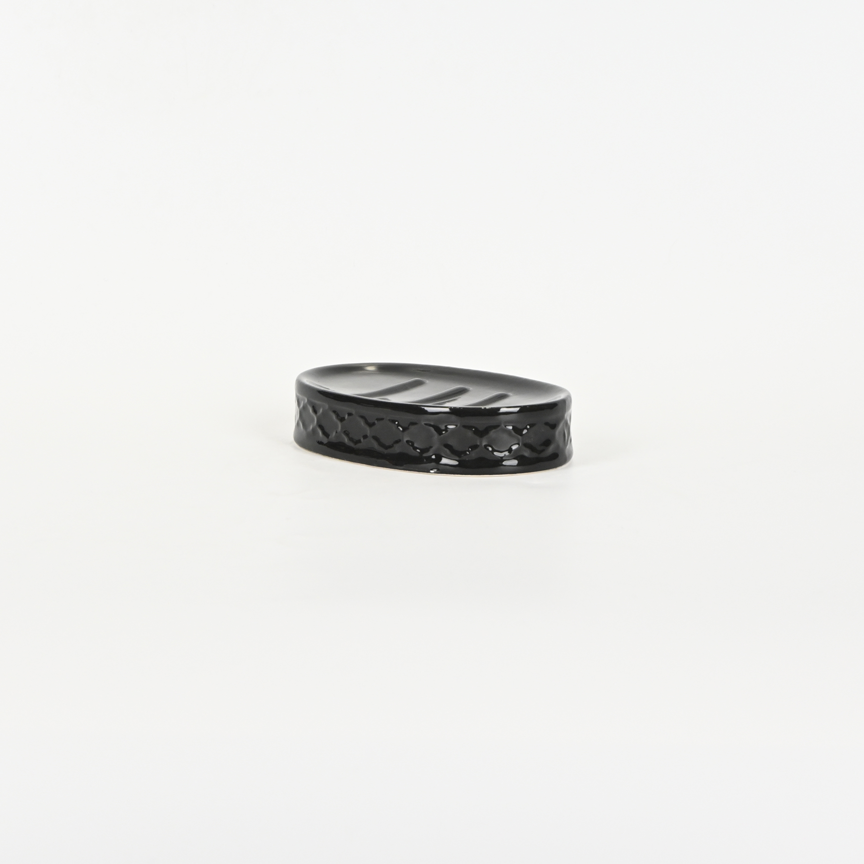 Geometric Embossed Soap Dish