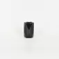 Geometric Embossed Toothbrush Holder-black