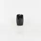 Geometric Embossed Toothbrush Holder-black