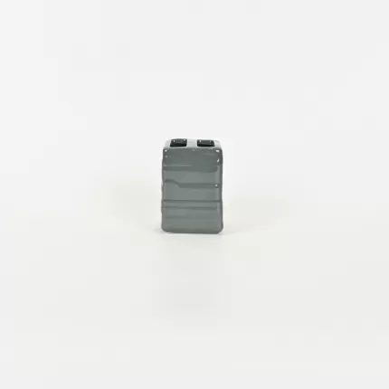 Line Embossed Toothbrush Holder-gray
