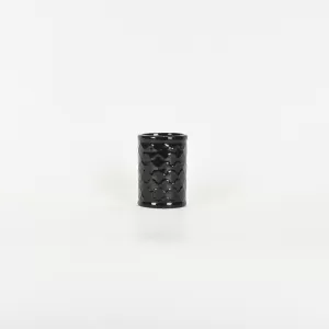Geometric Embossed Mouthwash Cup-black