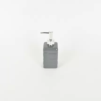Line Embossed Lotion Bottle-gray