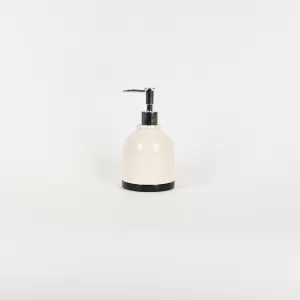 Simple Black and White Lotion Bottle