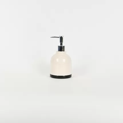 Simple Black and White Lotion Bottle