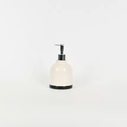 Simple Black and White Lotion Bottle