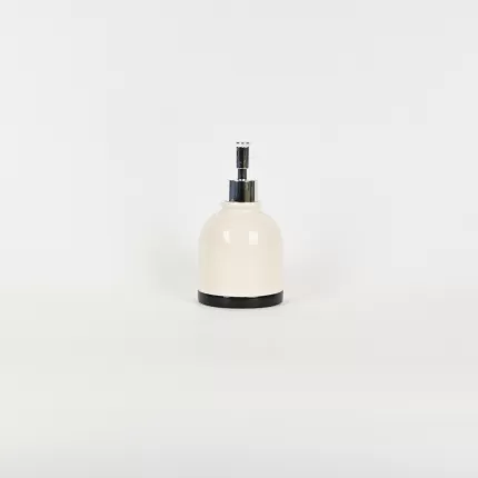 Simple Black and White Lotion Bottle