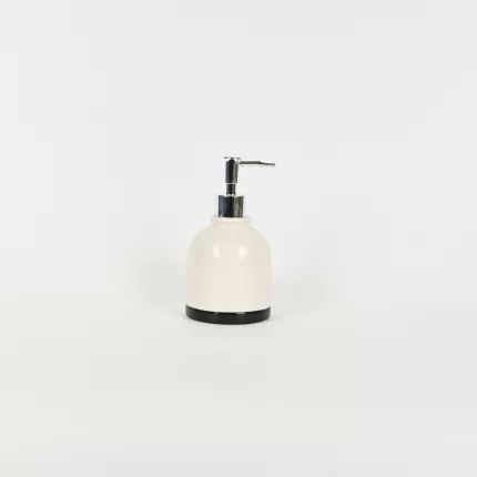 Simple Black and White Lotion Bottle