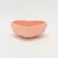Heart Embossed Bowl-cream pink