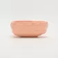 Heart Embossed Bowl-cream pink
