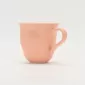 Heart Embossed Mug-cream pink