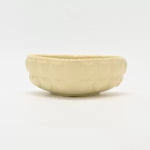Heart Embossed Bowl-cream yellow