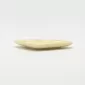 Heart Embossed Plate-cream yellow