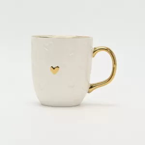 Heart Embossed Mug