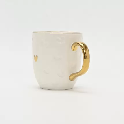 Heart Embossed Mug